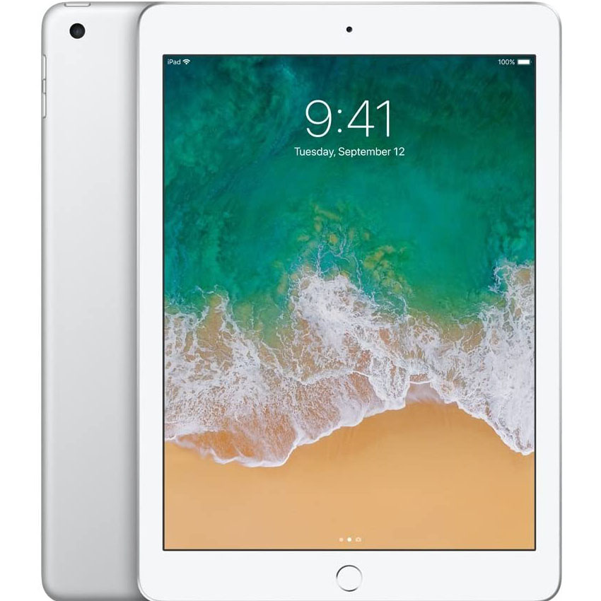 Apple iPad 9.7in with WiFi, 32GB-Silver (2017 Newest Model) (Renewed